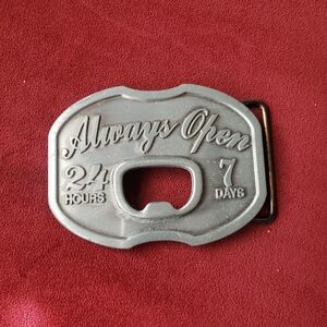 Metal belt buckle